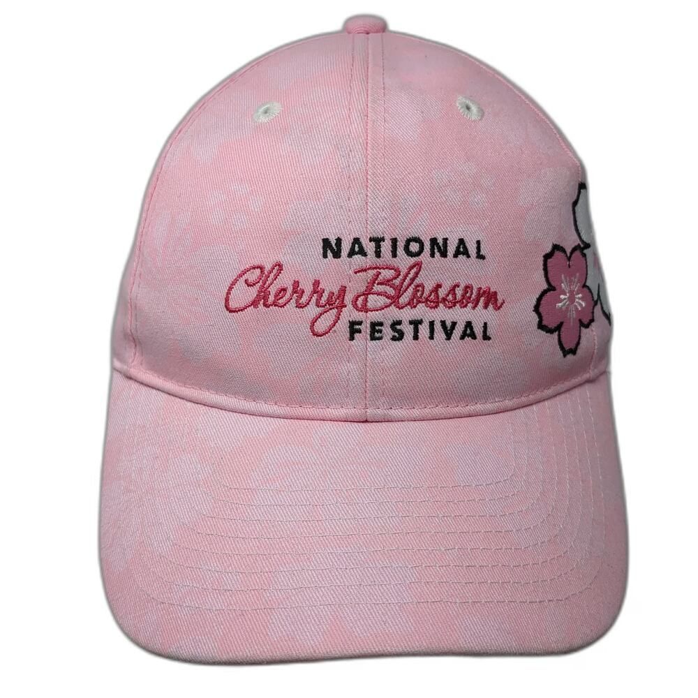 Unbranded Baseball Cap Pink One Size National Cherry Blossom Festival DC Hat